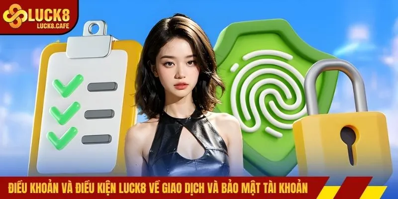 Điều khoản và điều kiện LUCK8 về giao dịch và bảo mật tài khoản